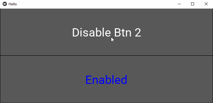 Kivy Disabled Buttons