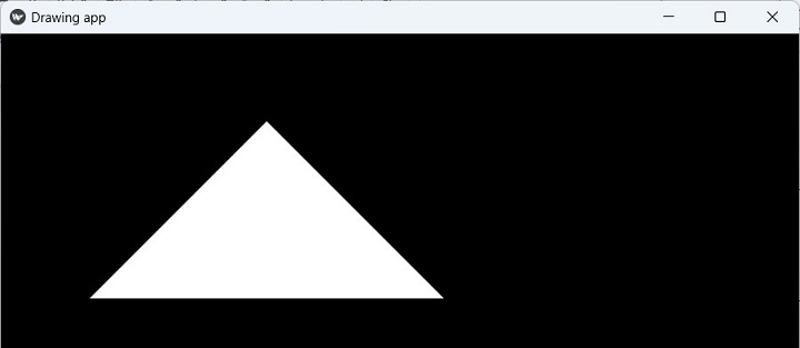 Kivy Drawing Triangle