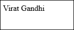 Virat Gandhi