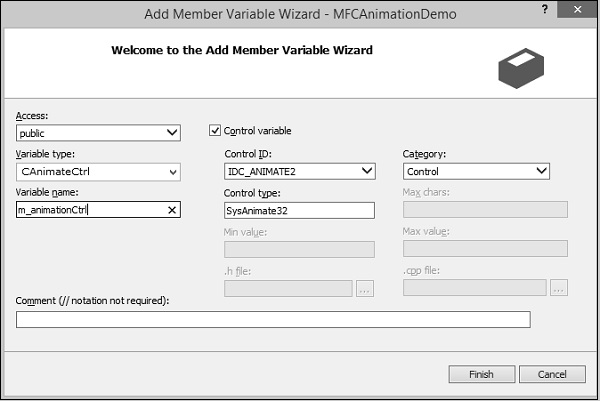 MFC Animation Demo