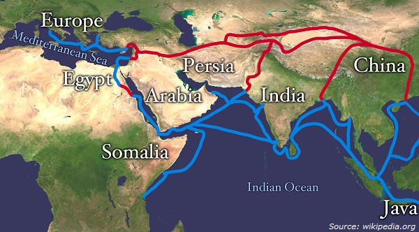 Trade routes