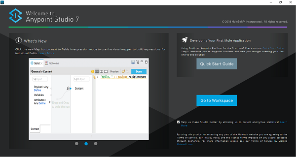 Launching Anypoint Studio