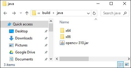 OpenCV Jar File