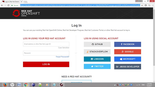 RedHat Account Setting Step2