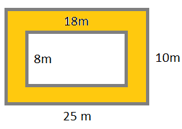 Area between two rectangles Quiz8