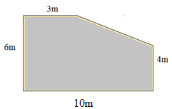 Area involving rectangles and triangles Quiz5