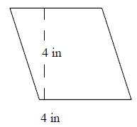 Area of a parallelogram Quiz7