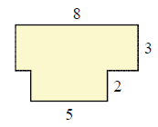 Area of a piecewise rectangular figure Quiz4