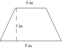 Area of a trapezoid Online Quiz2