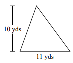 Area of a triangle Example1