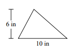 Area of a triangle Quiz6
