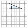 Finding the area of a right triangle on a grid Quiz10