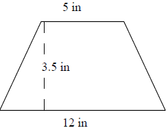 Finding the area of a trapezoid on a grid by using triangles and rectangles Quiz10