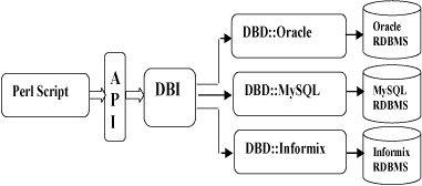Perl Database Module DBI Architecture