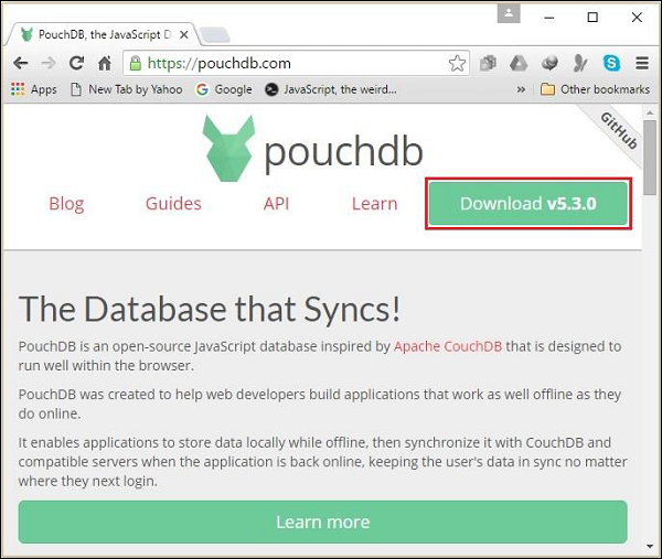 PouchDB Homepage