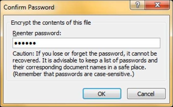 Password docs