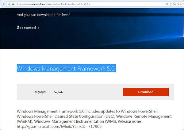 Windows Management Framework