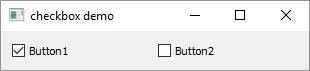 CheckBox Buttons