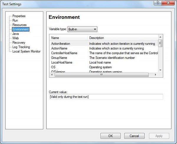 Build-in Environment Variables