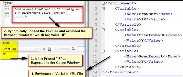 User Defined Internal Environment Variables