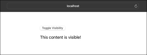 content visible