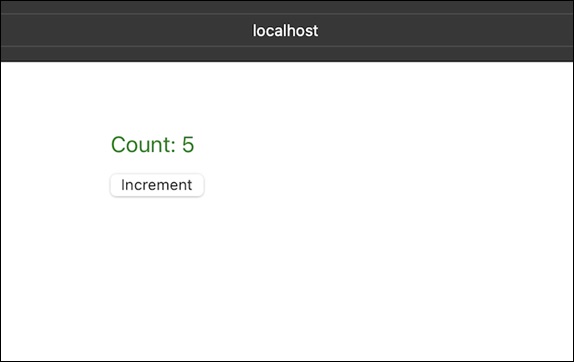 count 5 increment
