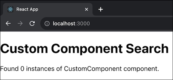 Custom Component Search