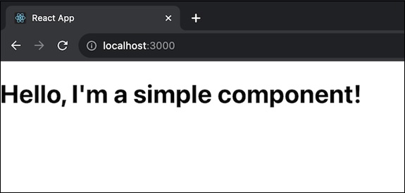 simple component