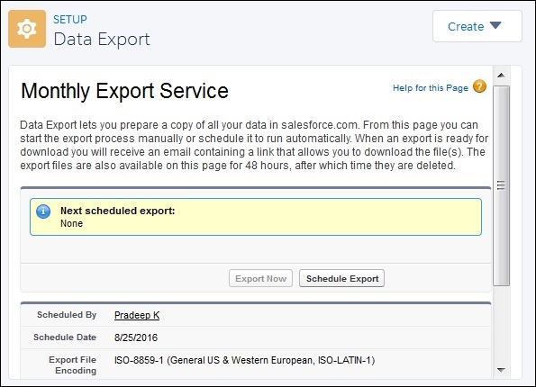 Data Export 3