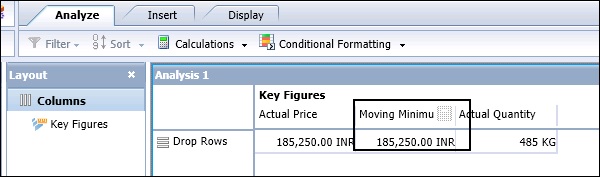Select Dynamic Calculation