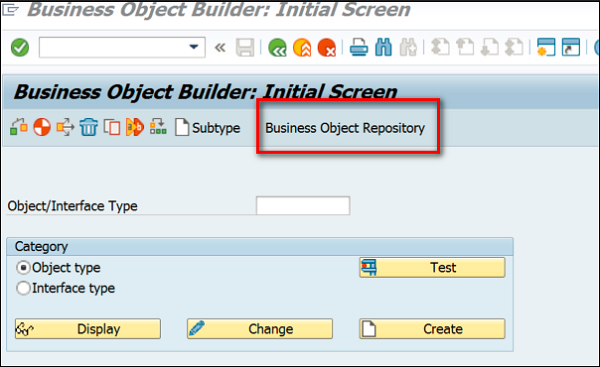 Business Object Repository