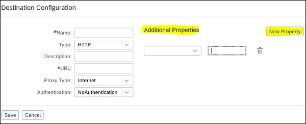 Additional Properties section