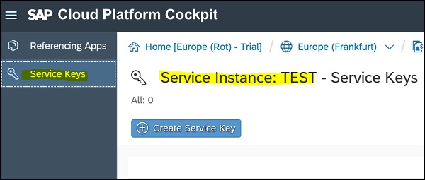Service Key