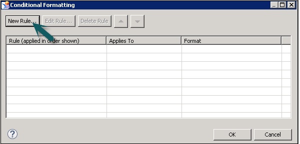 Conditional Formatting New Rule