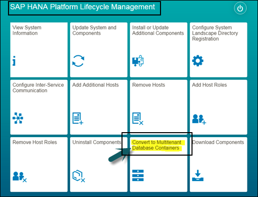 SAP HANA Platform Lifecycle Management