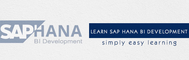 SAP HANA BI Development Tutorial