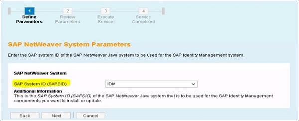 SAP SID of the NetWeaver Java System