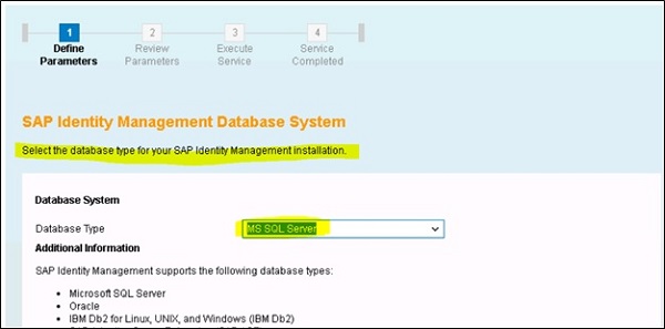 Select Database System