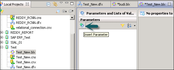Insert Parameter