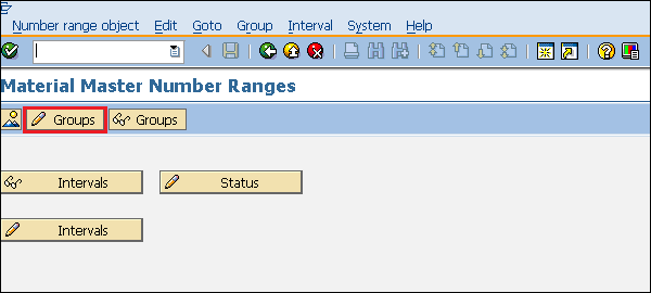 SAP Assign number range