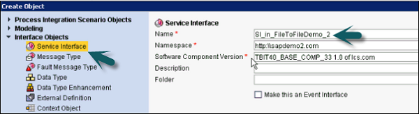 Service Interface