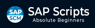 SAP Scripts Tutorial