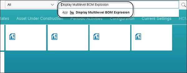 BOM Explosion