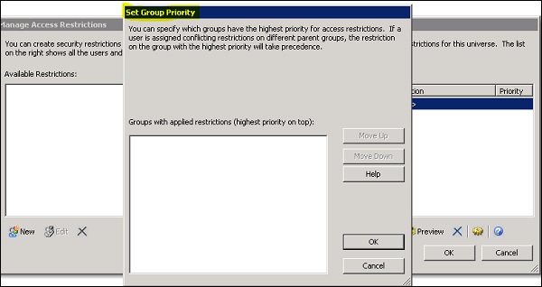 Set Group Priority
