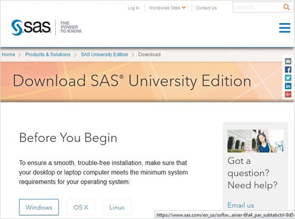 SAS_environment_download_link