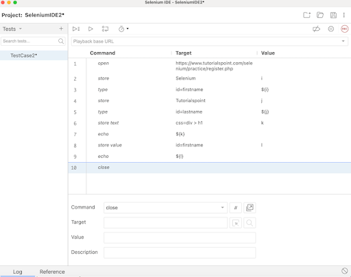 Selenium Accessors Commands 13