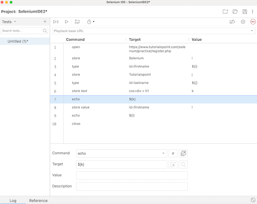 Selenium Accessors Commands 9