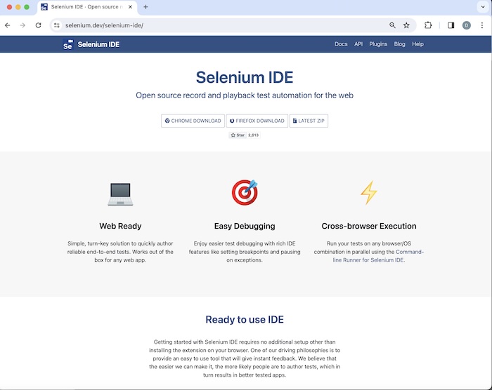 Selenium IDE Installations 5