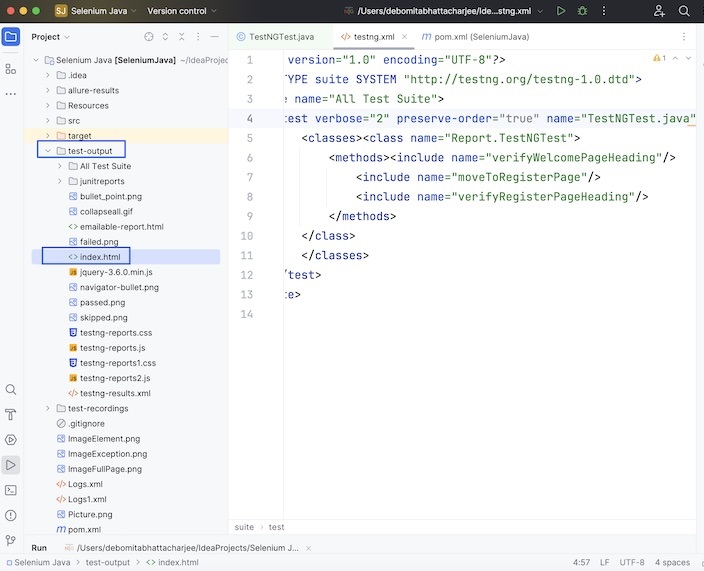 Selenium TestNG Report 6