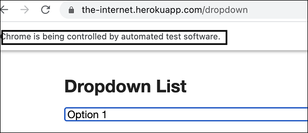 Dropdown List